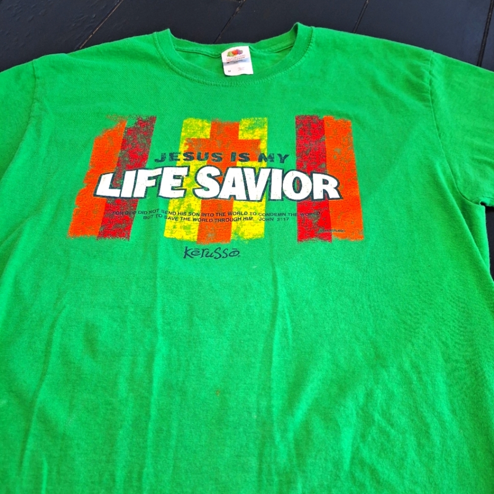 Jesus is my LIFE SAVIOR * Woman Tee Size Medium